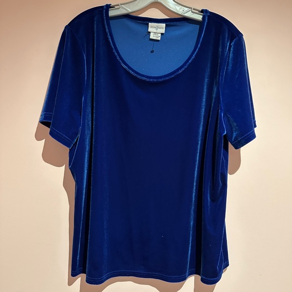 Jaclyn Smith Tops - Jaclyn Smith vintage 90s velvet top